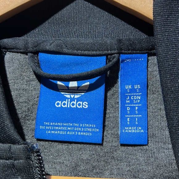 Adidas sipe up sweat shirt black - Picture 2 of 2